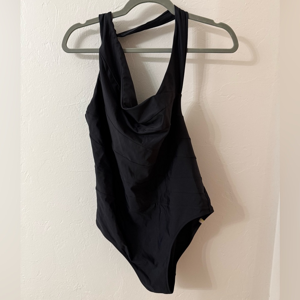Black One-Piece Swimsuit